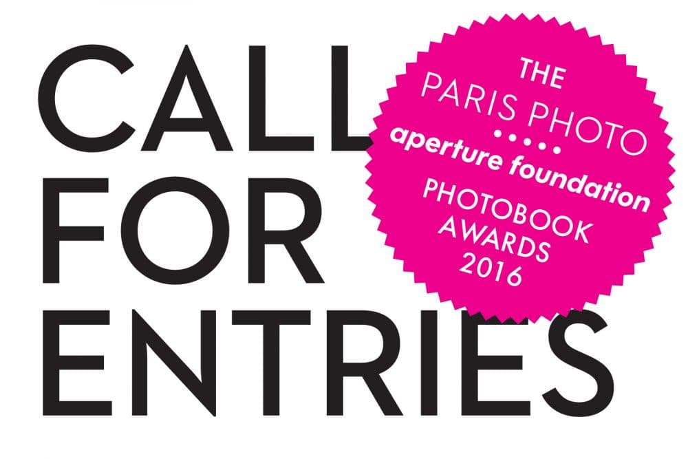 The Paris Photo-Aperture Foundation PhotoBook Awards 2016