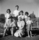 家族の集合写真、パラナ州ロンドリーナ、シャカラ・アララ、1950年頃