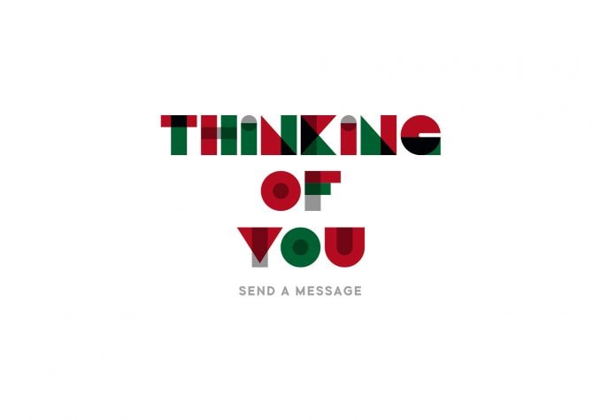 THINKING OF YOU -SEND A MESSAGE-