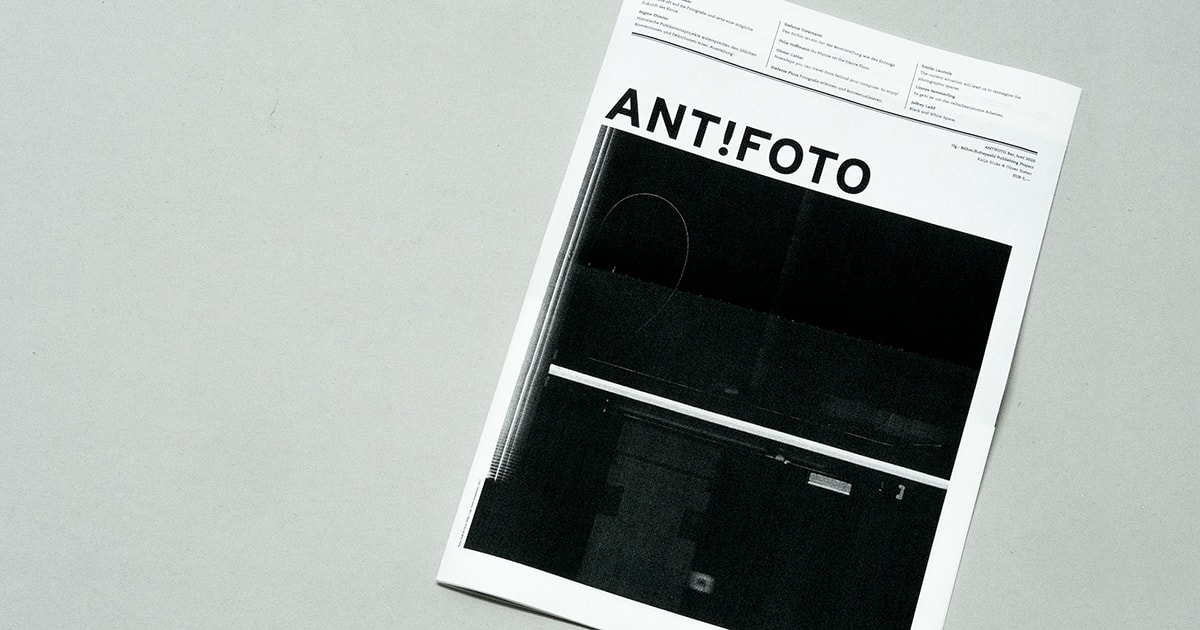 ロックダウン後、7年ぶりに『ANT!FOTO Magazine』最新号が