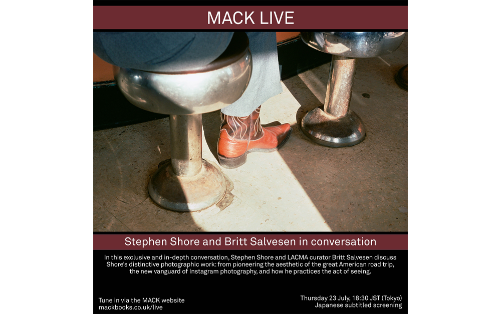 MACK LIVE | Stephen Shore and Britt Salvesen in conversation