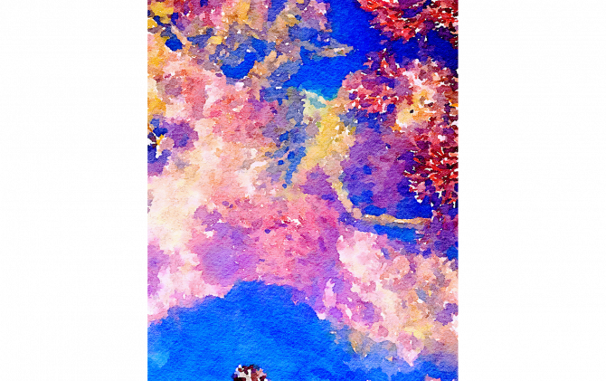 Sui Sha190606 Uminomo 〜”Ryugu flower garden”© Yoko Tomita「アートの競演 2020明春」M84賞の受賞作品