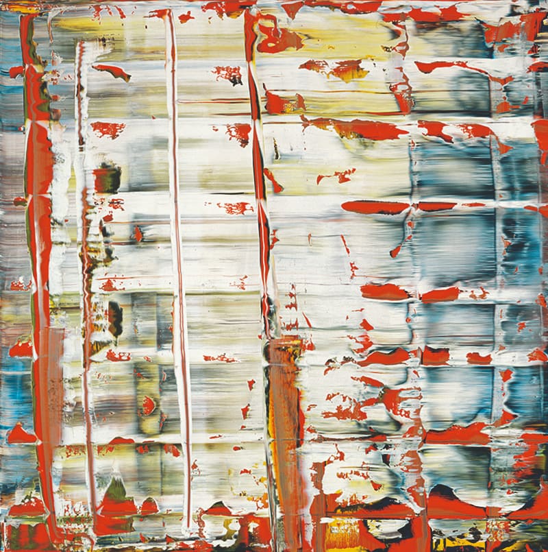 《アブストラクト・ペインティング（CR: 778-4）》1992年　油彩、アルミニウム　100 × 100 cm　ゲルハルト・リヒター、作家蔵 © Gerhard Richter 2022 (07062022)